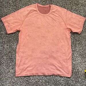 lululemon athletica Metal Vent Tech Performance Coral Short Sleeve Tee XL